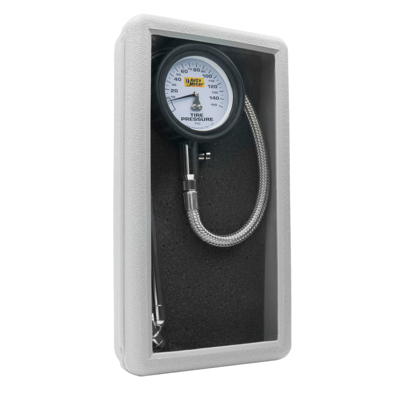 Autometer 150 PSI Analog Tire Pressure Gauge - Black Ops Auto Works