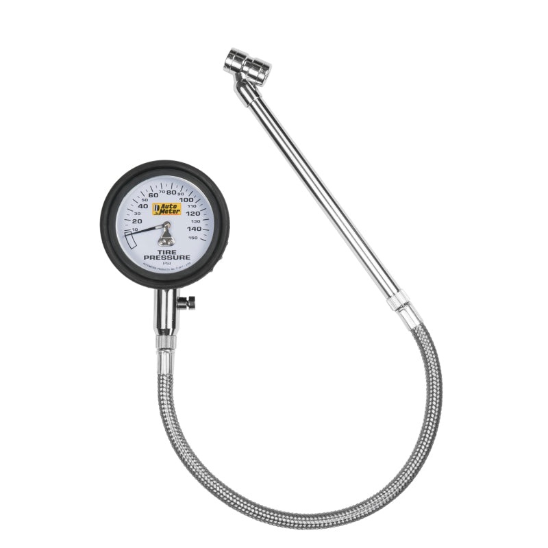 Autometer 150 PSI Analog Tire Pressure Gauge - Black Ops Auto Works