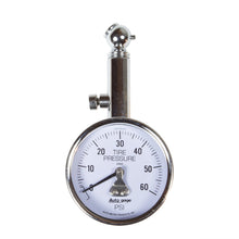 Load image into Gallery viewer, Autometer 60 PSi Peak/Hold Mechanical Tire Pressure Gauge - Black Ops Auto Works