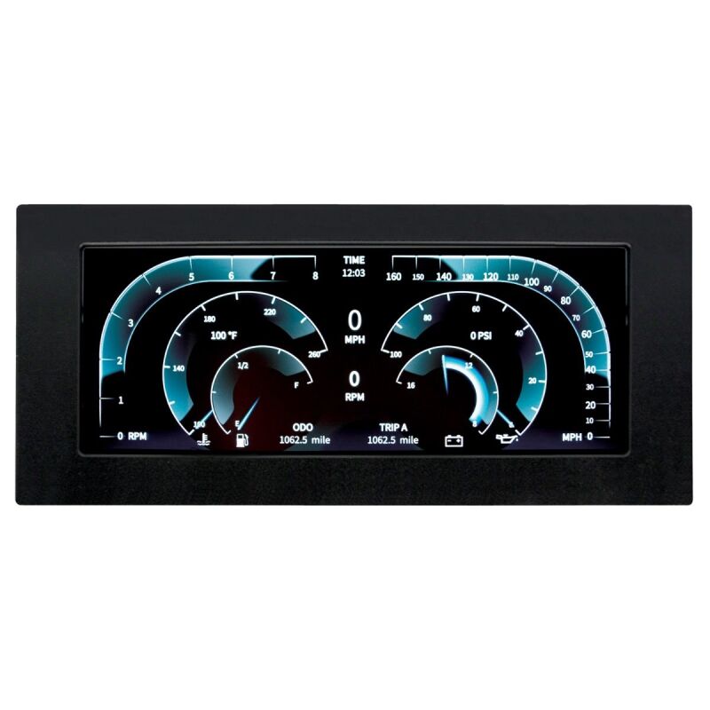 AutoMeter 7400 universal digital gauge display for restomod and hot rod builds