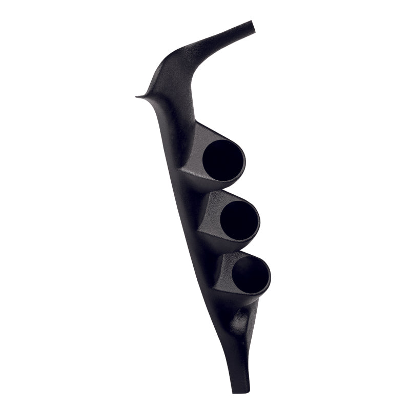 Autometer 92-97 Ford F Series (exc 97 F-150) Triple Pillar - Black - Black Ops Auto Works