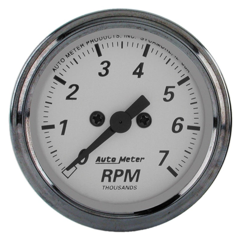 AutoMeter American Platinum 2-1/16in 7K RPM In-Dash Tachometer Gauge AutoMeter ATM1994