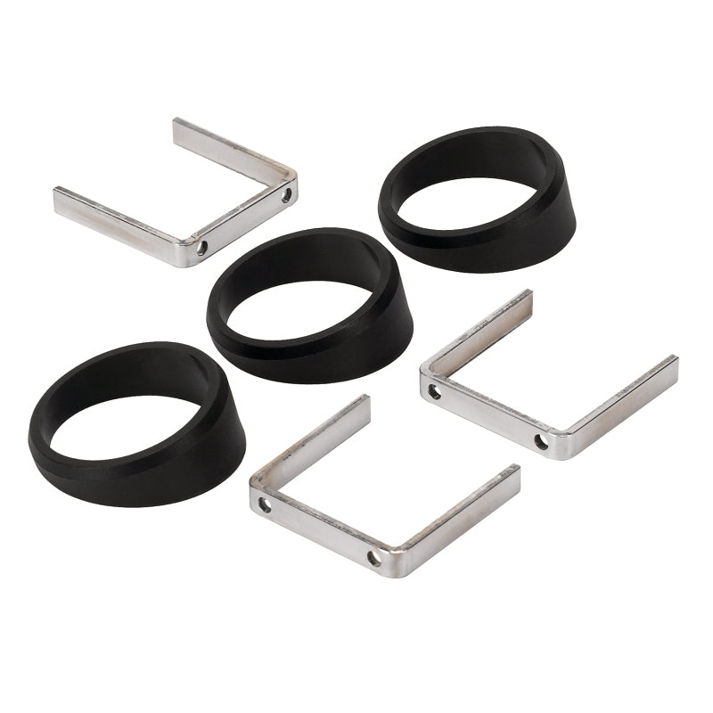 Autometer or Autogage 2-1/16in Black Angle Rings -- 3 Pack - AutoMeter 2234