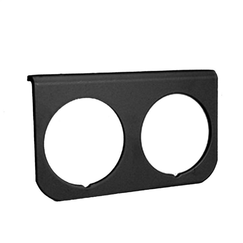 Autometer 2-1/16in Black 2-Hole Gauge Panel - AutoMeter 2237