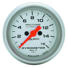 Load image into Gallery viewer, Autometer Ultra-Lite 52mm 0-1600 Deg F Electronic EGT Kit - AutoMeter 4344