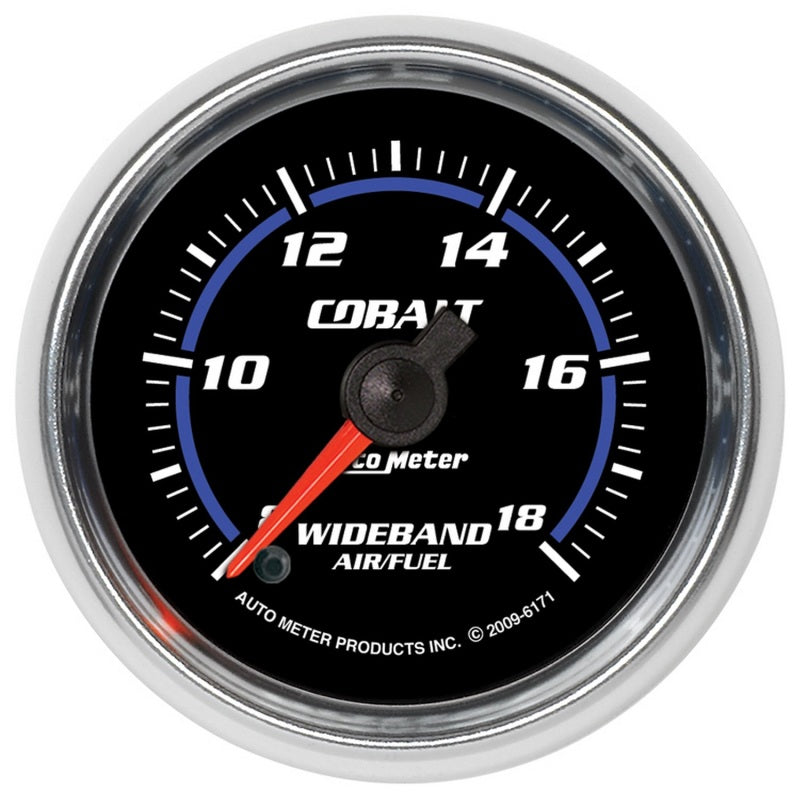 Autometer Cobalt 52mm Wideband Analog Air/Fuel Ratio Gauge - AutoMeter 6171