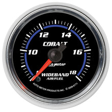 Load image into Gallery viewer, Autometer Cobalt 52mm Wideband Analog Air/Fuel Ratio Gauge - AutoMeter 6171