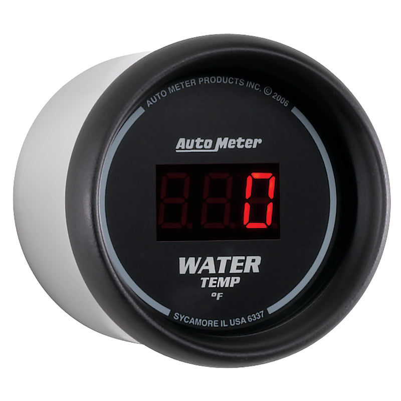 Autometer Black 0-300 F Digital Water Temp Gauge - AutoMeter 6337