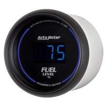 Load image into Gallery viewer, Autometer Cobalt Digital 52.4mm Black Programmable Empty-Full Range Fuel Level Gauge - AutoMeter 6910