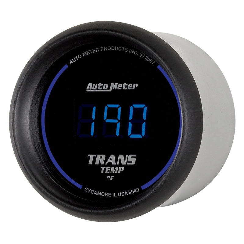 Autometer 52.4mm Black Digital Trans Temperature Gauge - AutoMeter 6949