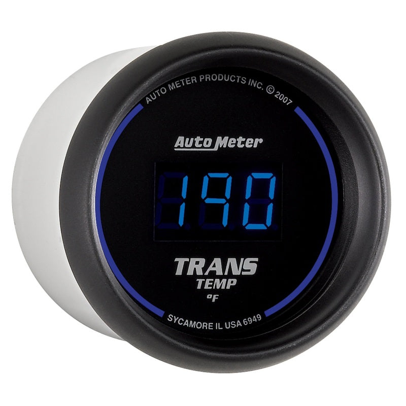 Autometer 52.4mm Black Digital Trans Temperature Gauge - AutoMeter 6949