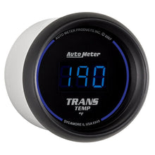 Load image into Gallery viewer, Autometer 52.4mm Black Digital Trans Temperature Gauge - AutoMeter 6949