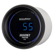 Load image into Gallery viewer, Autometer Cobalt Digital 52mm Digital 5-60 PSI Boost Gauge - AutoMeter 6970