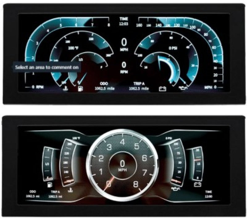 Autometer InVision Digital Instrument Display Color LCD Including Panel Mount - Universal - AutoMeter 7000