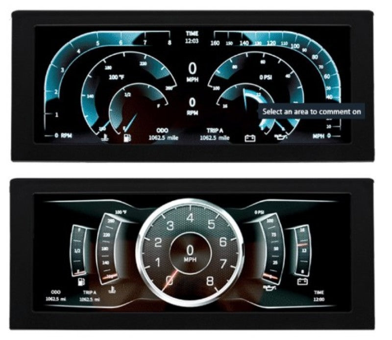 Autometer 82-87 Monte Carlo/El Camino/Malibu InVision Digital Instrument Display Color LCD - AutoMeter 7005