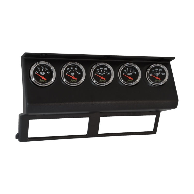 Autometer 87-96 Jeep Wrangler YJ 7pc Direct-Fit Dash Gauge Kit - AutoMeter 7040
