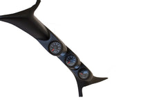 Load image into Gallery viewer, Autometer 99-07 Ford Powerstroke/SD Black Triple Pillar Gauge Kit - AutoMeter 7077
