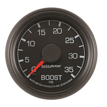 Load image into Gallery viewer, Autometer 99-07 Ford Powerstroke/SD Black Triple Pillar Gauge Kit - AutoMeter 7077