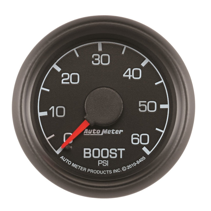 Autometer Factory Match Ford 52.4mm Mechanical 0-60 PSI Boost Gauge - AutoMeter 8405