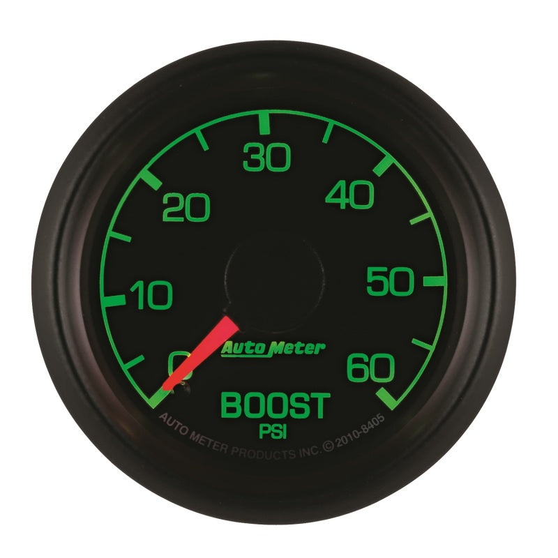 Autometer Factory Match Ford 52.4mm Mechanical 0-60 PSI Boost Gauge - AutoMeter 8405