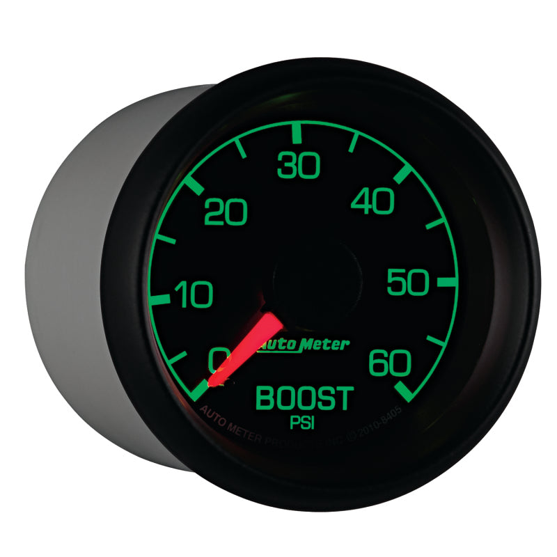 Autometer Factory Match Ford 52.4mm Mechanical 0-60 PSI Boost Gauge - AutoMeter 8405