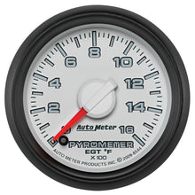 Load image into Gallery viewer, Autometer Factory Match 52.4mm Full Sweep Electronic 0-1600 Deg F EGT/Pyrometer Gauge - AutoMeter ATM8544