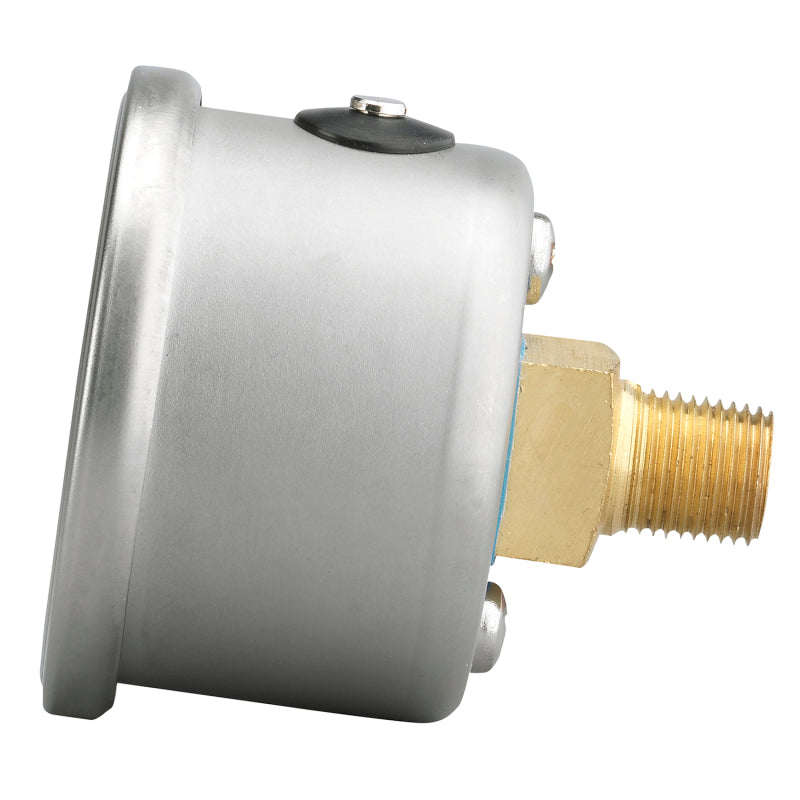 Autometer AutoGage 1.5in Liquid Filled Mechanical 0-60 PSI Fuel Pressure Gauge - White AutoMeter ATM2176