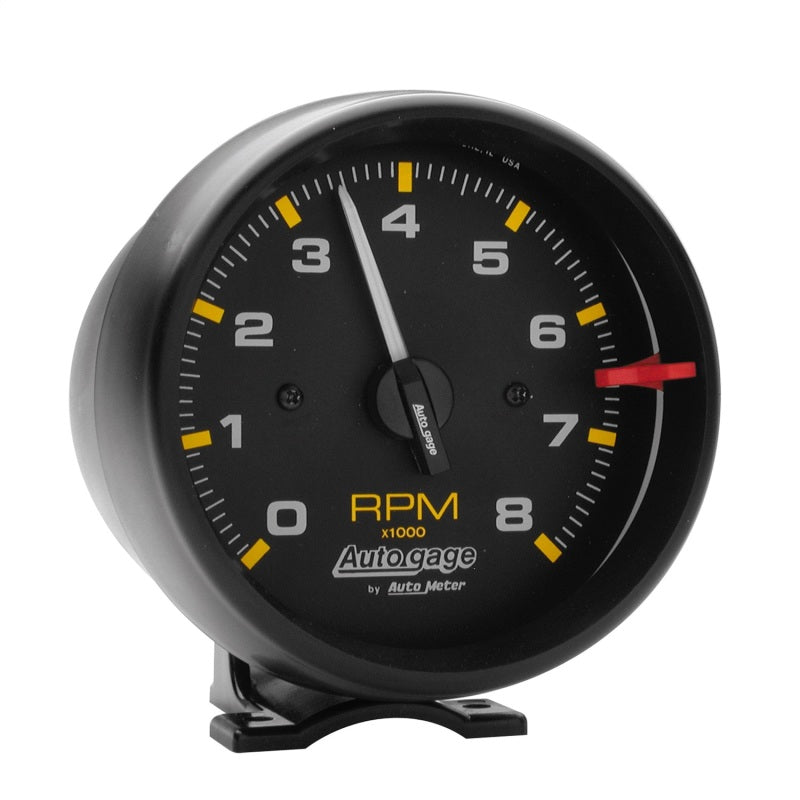 Autometer Autogage Black 8,000 RPM Pedestal Mount Tachometer - Black Ops Auto Works