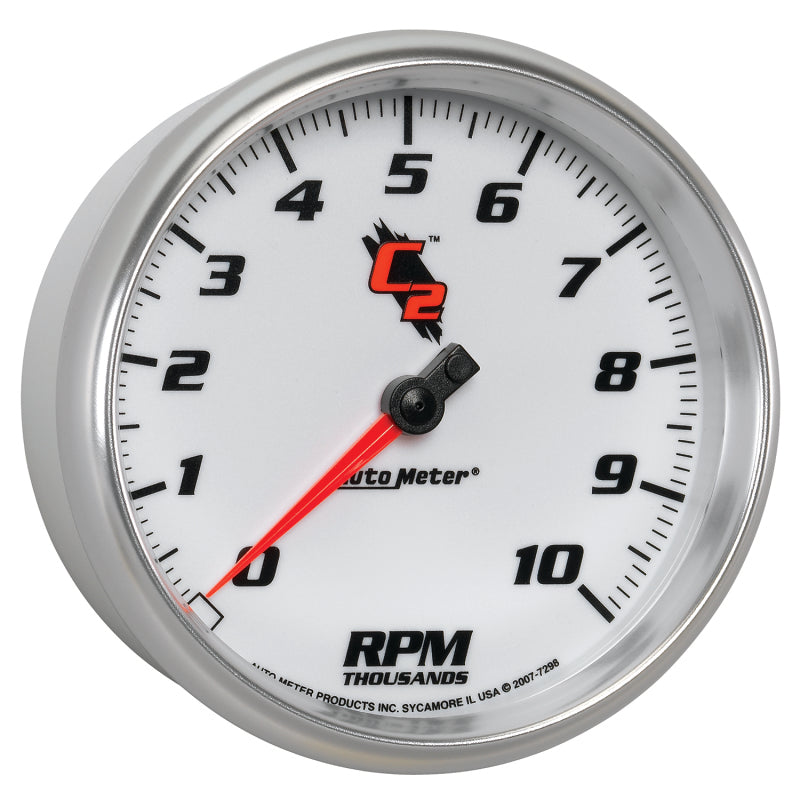 Autometer C2 5 inch 10000 RPM In-Dash Tachometer AutoMeter ATM7298