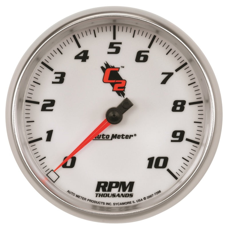 Autometer C2 5 inch 10000 RPM In-Dash Tachometer AutoMeter ATM7298