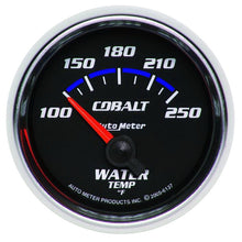 Load image into Gallery viewer, Autometer Cobalt 52.4mm 100-250 deg. F Short Sweep Electronic Water Temperature Gauge - Black Ops Auto Works