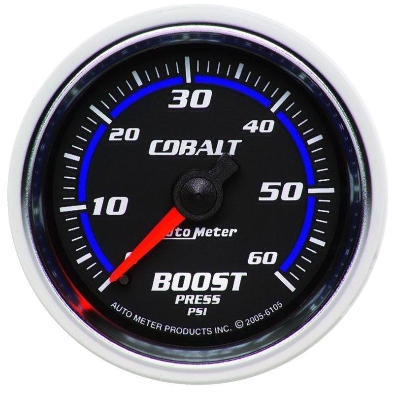 Autometer Cobalt 52mm 0-60psi Mechanical Boost Gauge - Black Ops Auto Works