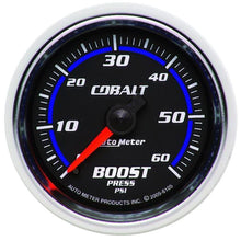 Load image into Gallery viewer, Autometer Cobalt 52mm 0-60psi Mechanical Boost Gauge - Black Ops Auto Works
