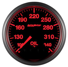 Load image into Gallery viewer, Autometer Elite 52mm 100-340 Deg F Oil Temp Peak &amp; Warn w/ Electronic Control Gauge AutoMeter ATM5640