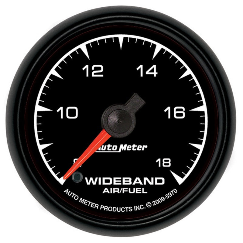 Autometer ES 52mm Full Sweep Electric 8:1-18:1 AFR Wideband Air/Fuel Ratio Gauge - Black Ops Auto Works