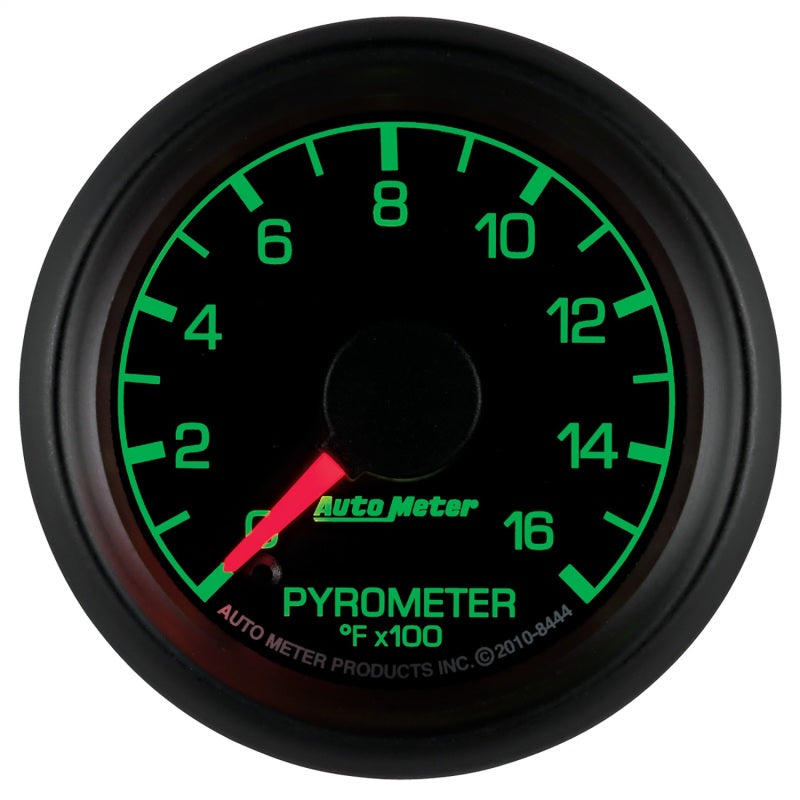 Autometer Factory Match Ford 52.4mm Full Sweep Electronic 0-1600 Deg F EGT/Pyrometer Gauge - Black Ops Auto Works