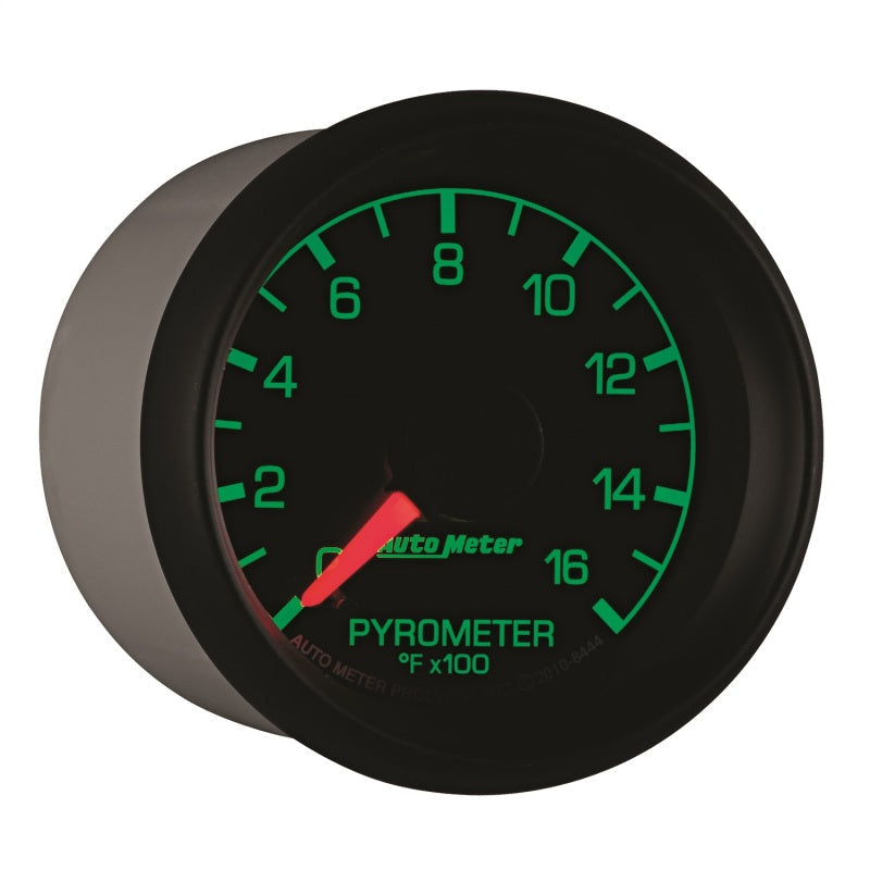 Autometer Factory Match Ford 52.4mm Full Sweep Electronic 0-1600 Deg F EGT/Pyrometer Gauge - Black Ops Auto Works