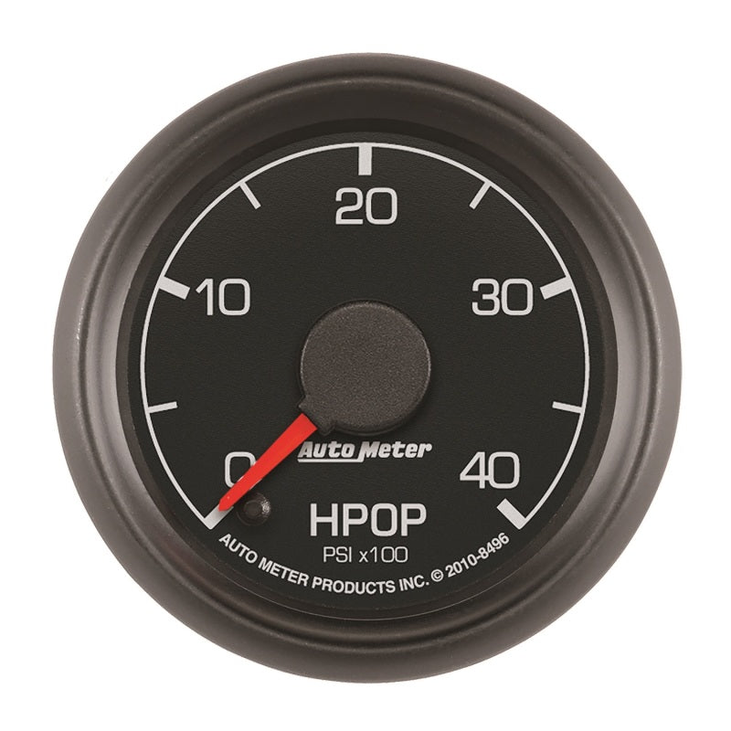 Autometer Factory Match Ford 52.4mm Full Sweep Electronic 0-4000 PSI Diesel HPOP Pressure Gauge - Black Ops Auto Works