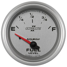 Load image into Gallery viewer, AutoMeter Gauge Fuel Level 2-5/8in. 240 Ohm(e) to 33 Ohm(f) Elec Ultra-Lite II AutoMeter ATM7716