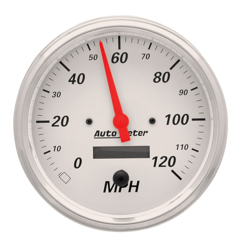 AutoMeter Gauge Kit 2 Pc. Quad & Speedometer 5in. Arctic White AutoMeter ATM1303