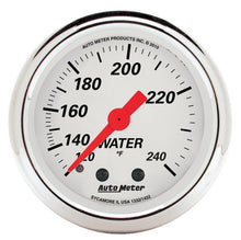 Load image into Gallery viewer, AutoMeter Gauge Kit 5 Pc. 3-1/8in. &amp; 2-1/16in. Mech. Speedo. Wtmp &amp; Oilp Arctic Wht AutoMeter ATM1311