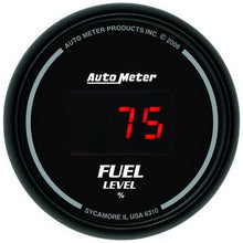 Load image into Gallery viewer, AutoMeter Gauge Kit 5 Pc. 3-3/8in. &amp; 2-1/16in. Elec Speedo Digital Black Dial W/ Red Led AutoMeter ATM6300