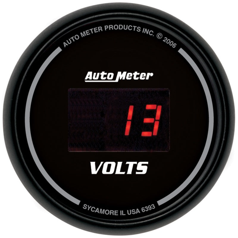 AutoMeter Gauge Kit 5 Pc. 3-3/8in. & 2-1/16in. Elec Speedo Digital Black Dial W/ Red Led AutoMeter ATM6300