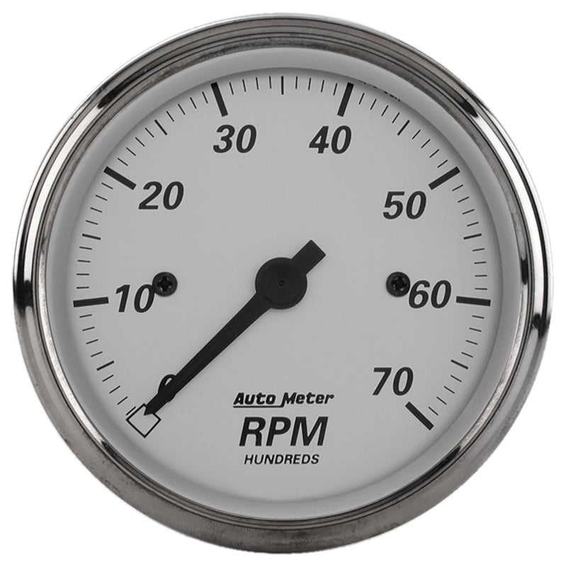 AutoMeter Gauge Tachometer 3-1/8in. 7K RPM In-Dash American Platinum AutoMeter ATM1995