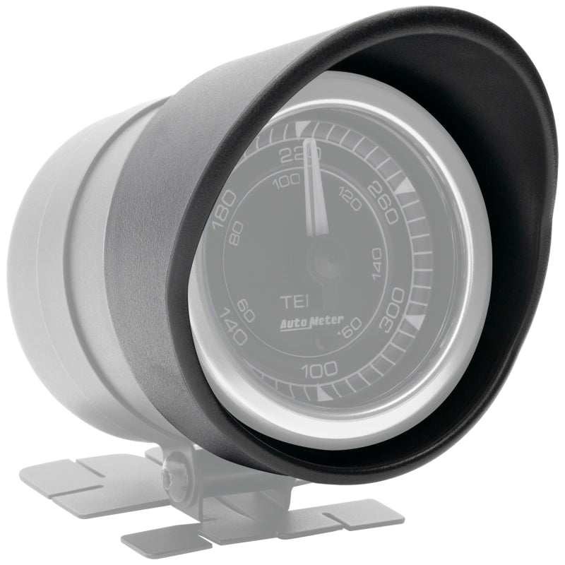 AutoMeter Gauge Visor 2-1/16in - Black - Black Ops Auto Works