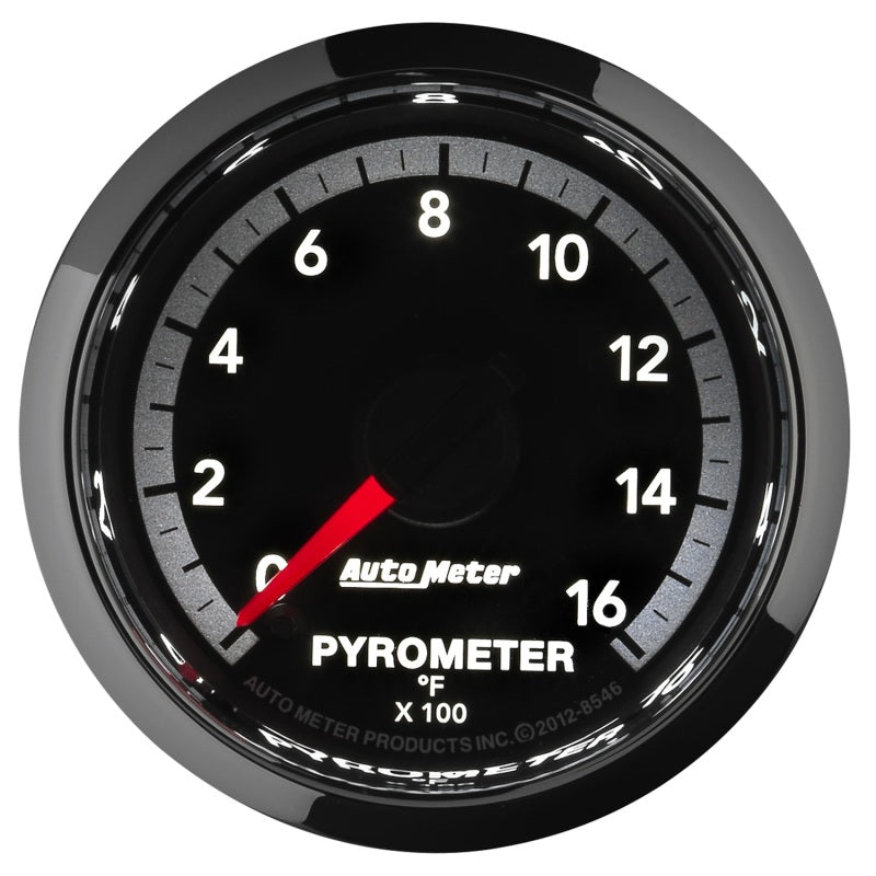 Autometer Gen4 Dodge Factory Match 52.4mm Full Sweep Electronic 0-1600 Deg F EGT/Pyrometer Gauge - Black Ops Auto Works