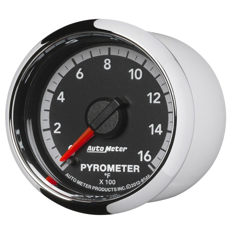 Autometer Gen4 Dodge Factory Match 52.4mm Full Sweep Electronic 0-1600 Deg F EGT/Pyrometer Gauge - Black Ops Auto Works