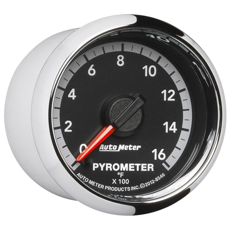 Autometer Gen4 Dodge Factory Match 52.4mm Full Sweep Electronic 0-1600 Deg F EGT/Pyrometer Gauge - Black Ops Auto Works