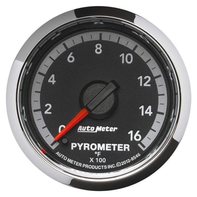 Autometer Gen4 Dodge Factory Match 52.4mm Full Sweep Electronic 0-1600 Deg F EGT/Pyrometer Gauge - Black Ops Auto Works