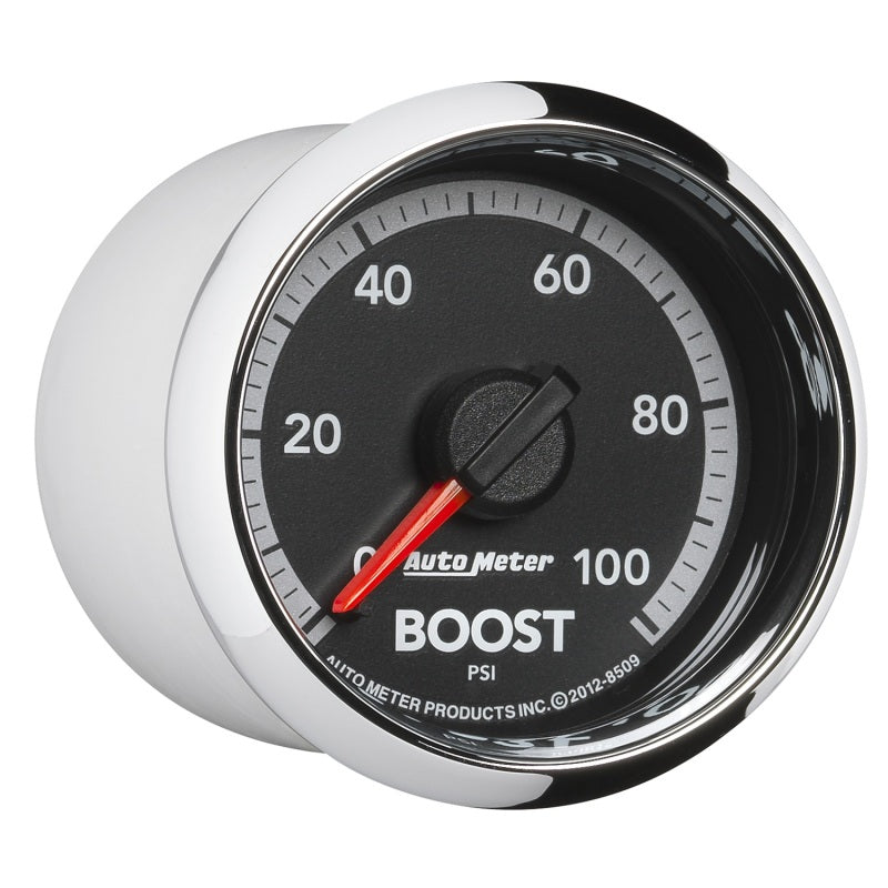 Autometer Gen4 Dodge Factory Match 52.4mm Mechanical 0-100 PSI Boost Gauge AutoMeter ATM8509